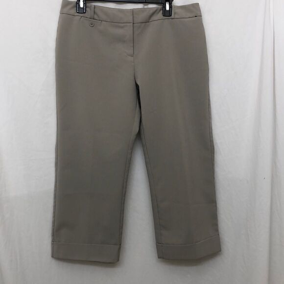 New York & Company Stretchy Tan Pants. Size 12 - Picture 1 of 2